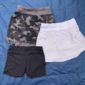 Girls tennis skirts and shorts bundle